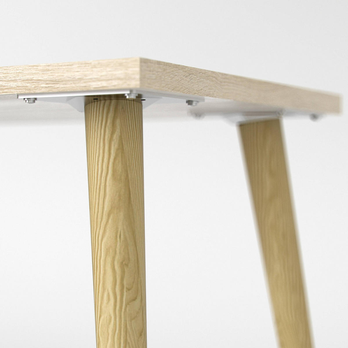 SCHREIBTISCH Weiß, Eiche 81/145.1/75.8 cm - Weiß, Holzwerkstoff (81/145.1/75.8cm) - DMORA