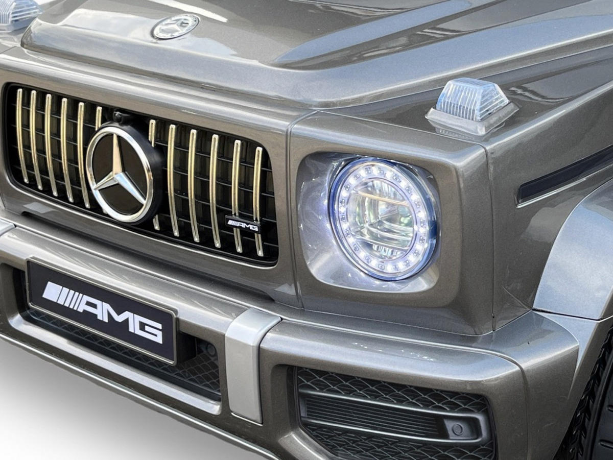 KINDER ELEKTROAUTO Mercedes G63 grau - Grau, Kunststoff (106/62/54cm) - TPFLiving