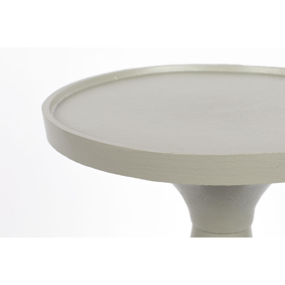 BEISTELLTISCH Flos Rund 28 cm Grau - Grau, Metall (28/28/56cm) - Zuiver