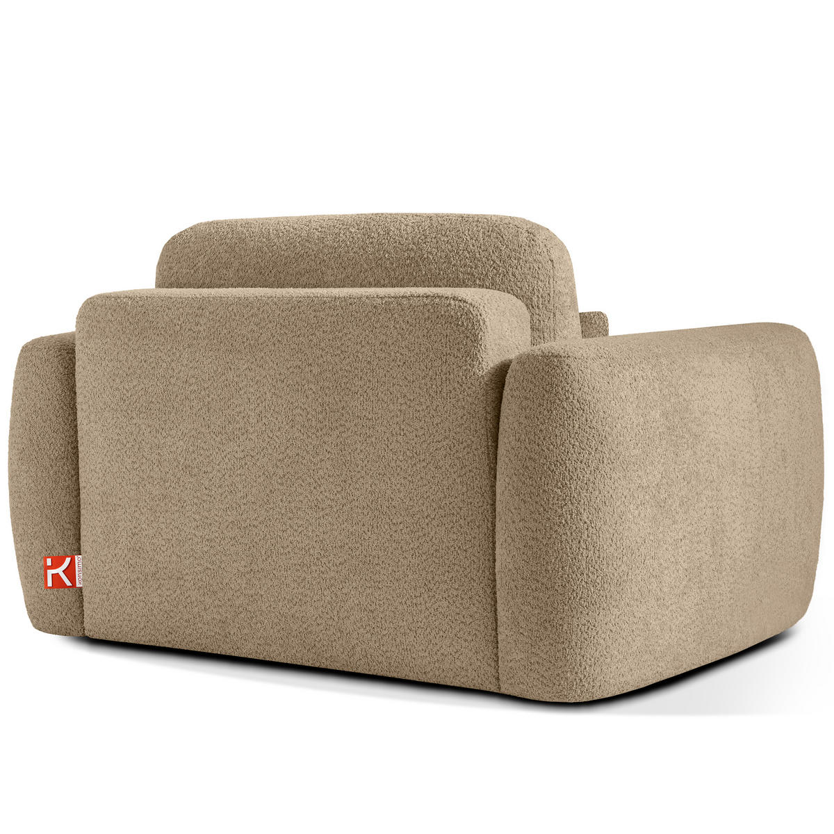 SESSEL ELOSA - Beige, Holz/Textil (145/85/115cm) - KONSIMO®