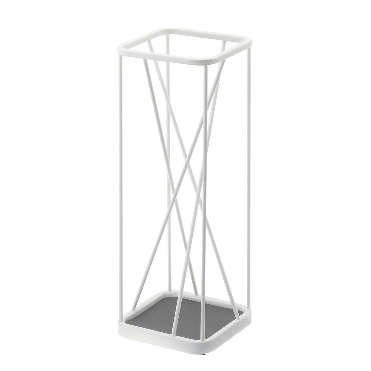 SCHIRMSTÄNDER Nine weiß 17/45/17 cm - Weiß, Metall (17/45/17cm) - Yamazaki