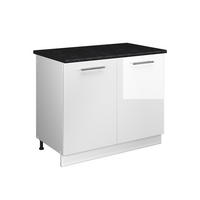 SPODNÁ SKRINKA POD DREZ Fame-Line, Biely vysoký lesk/biely, 100 cm, AP Antracit - biela/biela s vysokým leskom, kompozitné drevo (100/82/60cm) - Vicco
