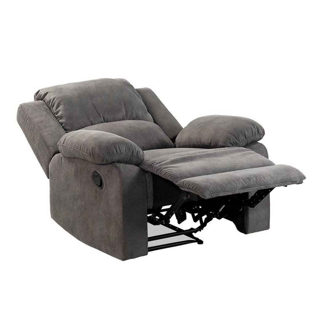 Thumbnail - luma-home Relax-Fernsehsessel, Anthrazit, Textil, 1-Sitzer, Füllung: Polyurethan (Pur), einzeln stellbar,Quadratisch, 97...