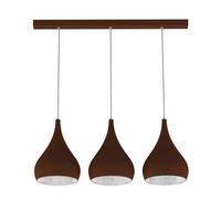 HÄNGELEUCHTE - Braun, Metall (55/25/55cm) - Lumicom