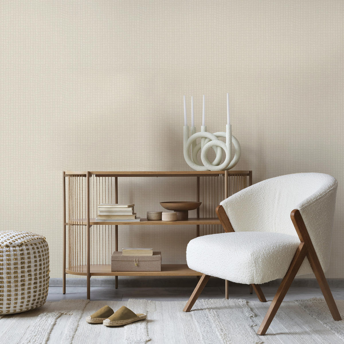 VLIESTAPETE Croco - Beige, Papier/Kunststoff (53/1000cm) - Superfresco Easy