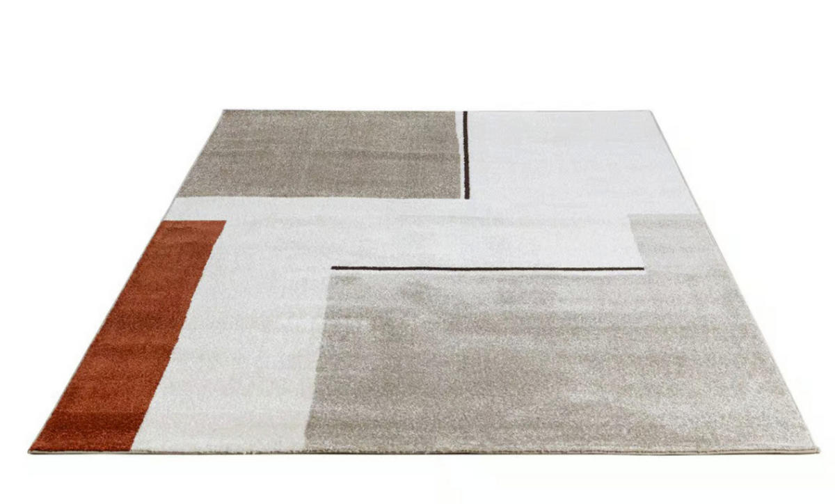 TEPPICH modern Flachgewebe SONNY Beige 120 x 170 cm - Beige, Textil (120/170cm) - Novatrend