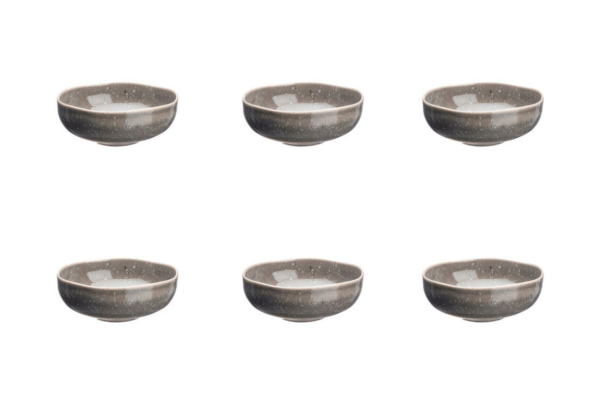 SCHALEN Stellar Ø11,5cm - 6er-Set - Betongrau - Grau, Keramik (11.5cm) - Björn