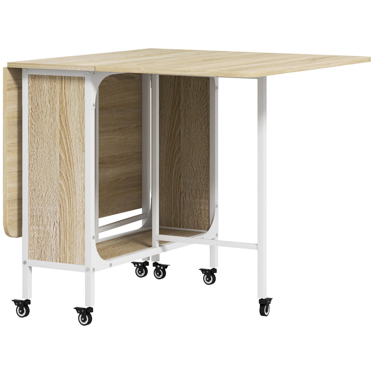 ESSTISCH Holzoptik 1 Stück - Beige, Kunststoff (130/80/74cm) - GiPP