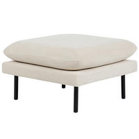 OTTOMANE Stoff Hellbeige Vinterbro - Beige, Textil (70/44/70cm) - Beliani