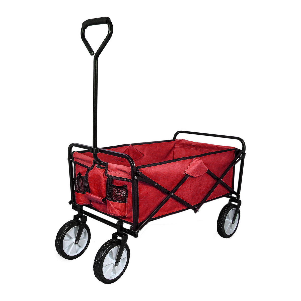 GARTENWAGEN Faltbar Rot - Rot, Metall (53/113/98cm) - Monstershop