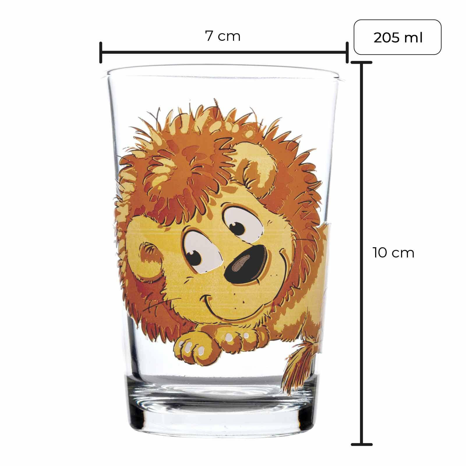KINDERGLÄSER verschiedene Motive bunt 205 ml 9er Set - Multicolor, Glas (0.205L) - Ritzenhoff Breker