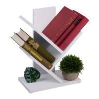 BÜCHERREGAL - Weiß, Holzwerkstoff/Kunststoff (30/40/16cm) - Relaxdays