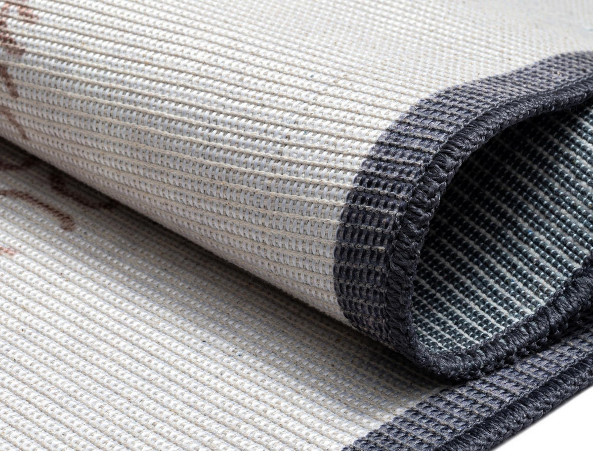 TEPPICH Zale Hellgrau,Anthrazit,Kupferfarben 160/230 cm - Hellgrau, Textil (160/230cm) - My-Rug
