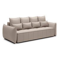 SCHLAFSOFA WELSH - Beige (SOLA 18) - Beige, Holzwerkstoff (242/94/106cm) - Möblo