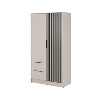 DREHTÜRENSCHRANK NELIANA 105/200/51 cm 2-türig Kaschmir - Kaschmir, Holzwerkstoff (105/200/51cm) - MASSENO