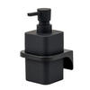 SEIFENSPENDER SAVONA Softtouch, schwarz, eckig - Schwarz, Kunststoff (9/15.5/10cm) - bremermann
