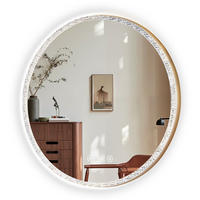 BADSPIEGEL Runder mit Beleuchtung Gold ф60 cm - Goldfarben, Glas (60/4.3/60cm) - EMKE