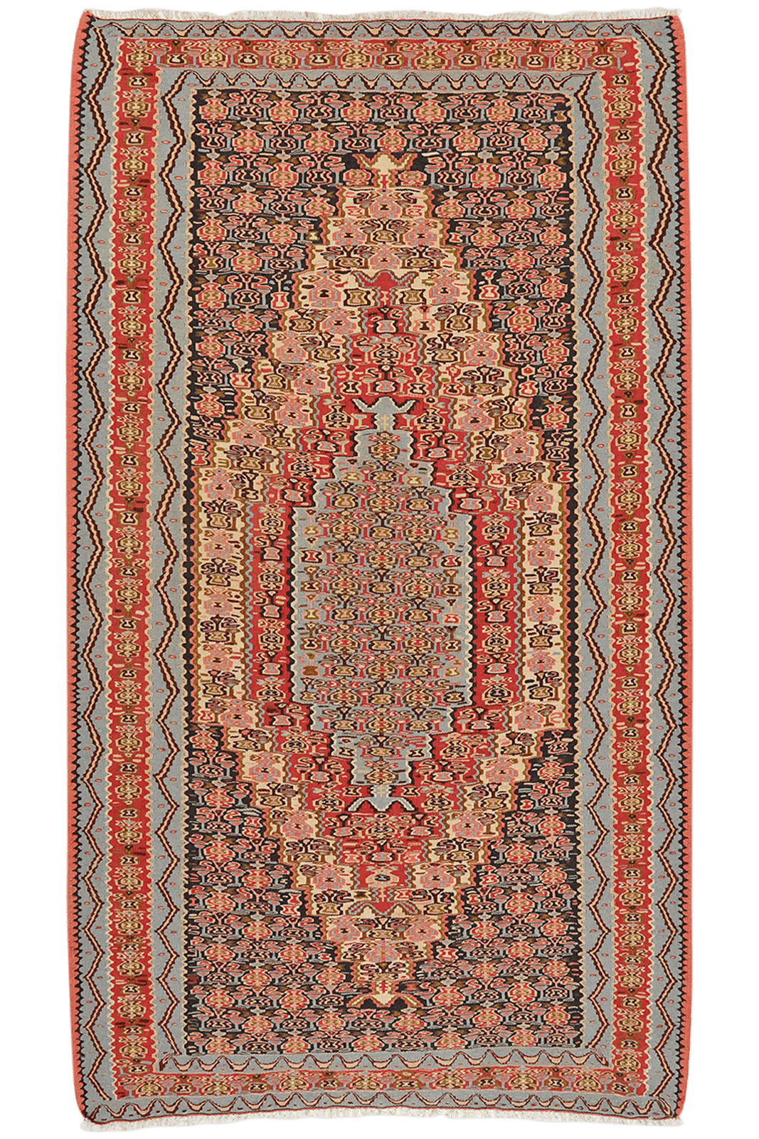 Looma Kelim-Teppich Mehrfarbig 113x202 cm