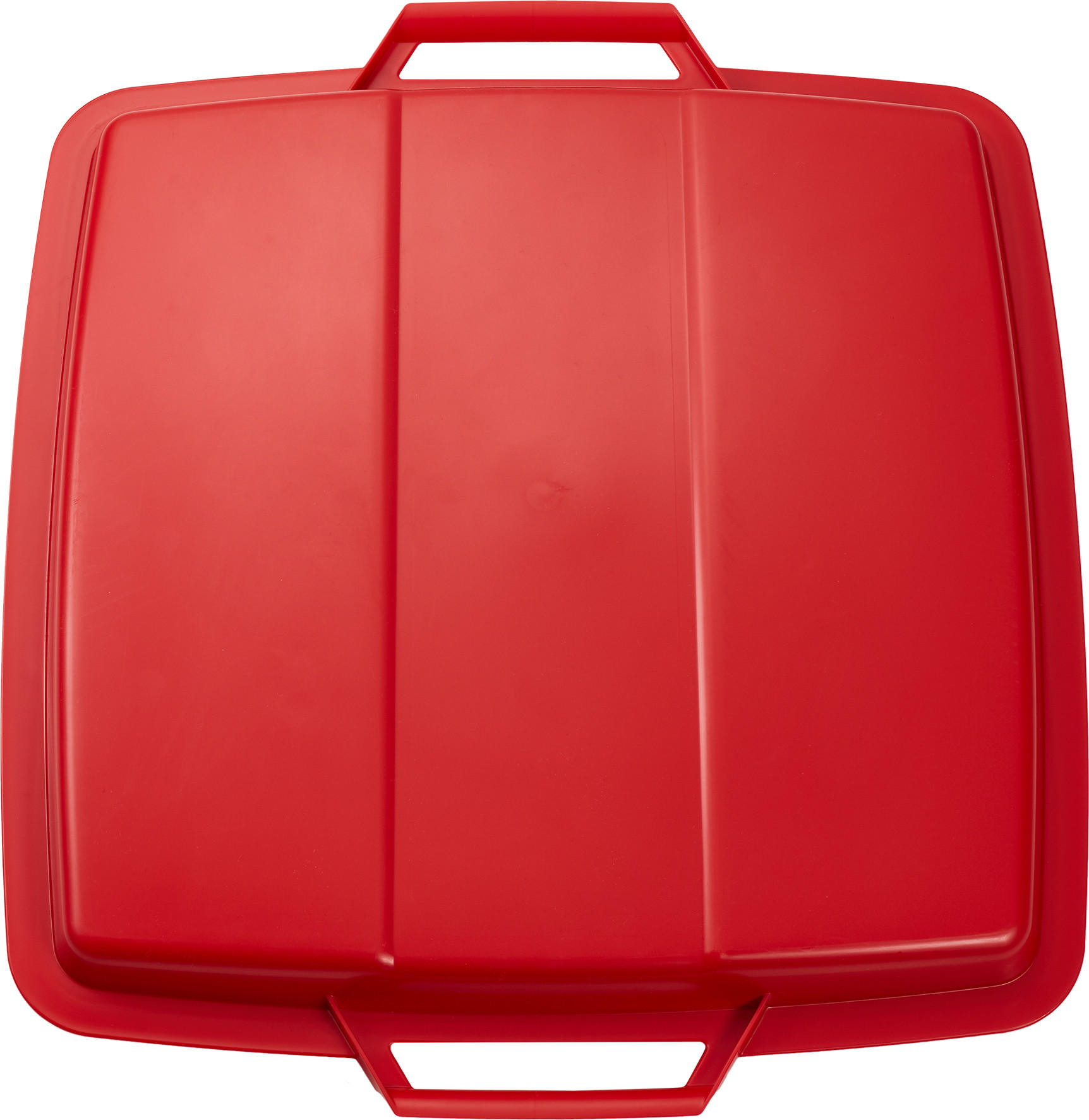 DECKEL Mehrzweck-Behälter eckig 90 L rot passend für Abfall- und Wertstoffsammler · Höhe 35 mm - Rot, Kunststoff (45/5.5/51.5cm) - GRAF