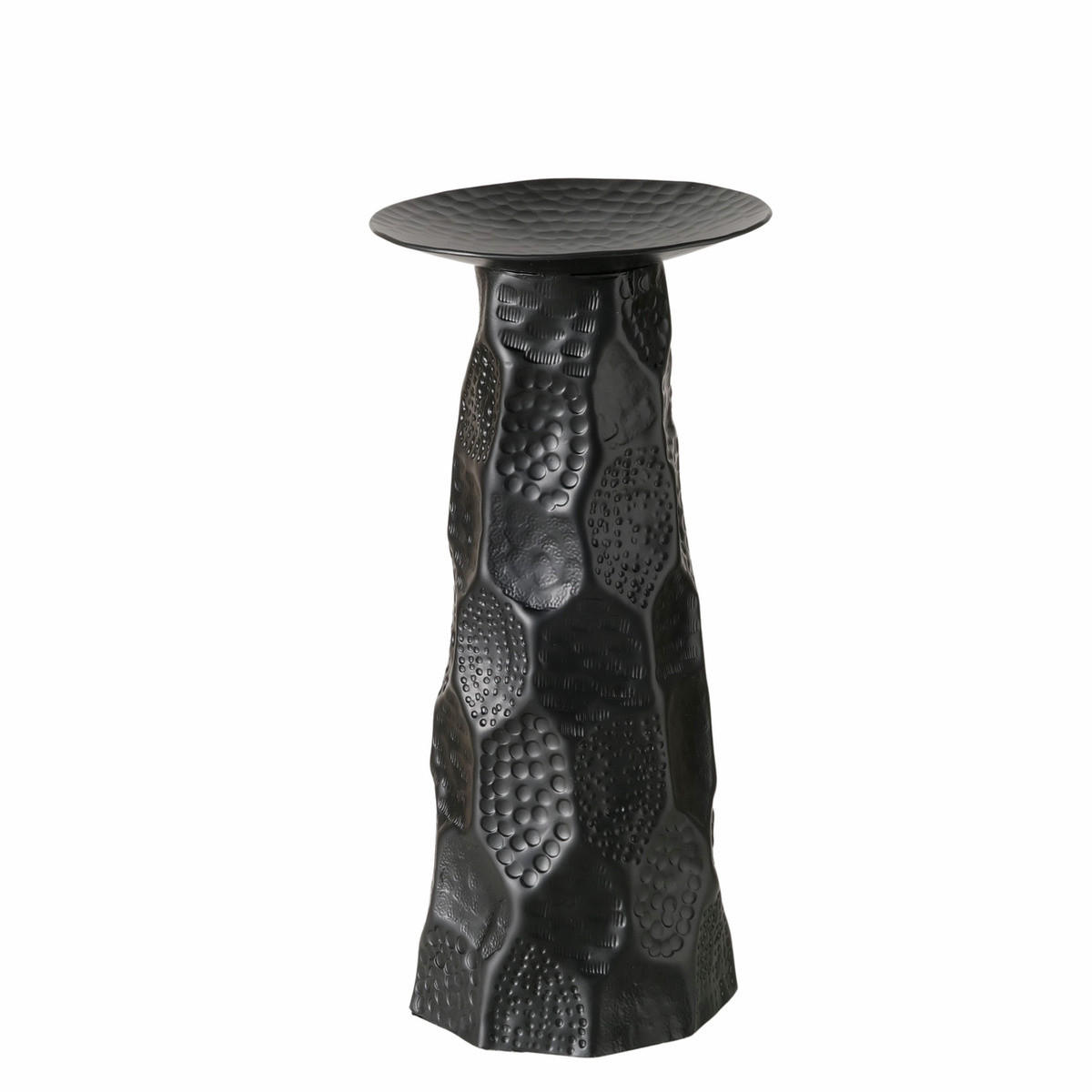 Boltze Home Kerzenständer Schwarz 15x31x15 cm