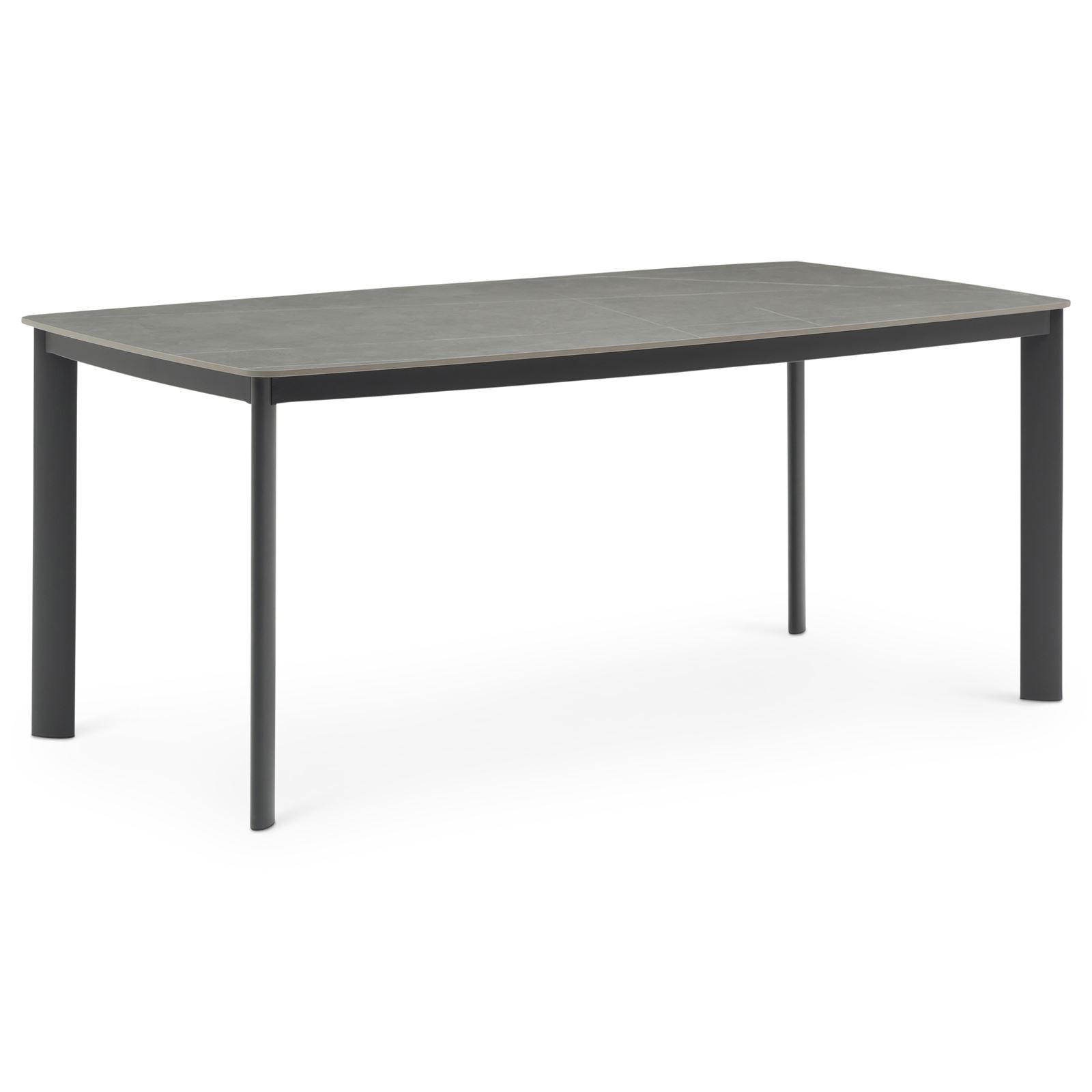 GARTENTISCH TAVOLO - Anthrazit, Metall (90/180/75cm) - IDIMEX