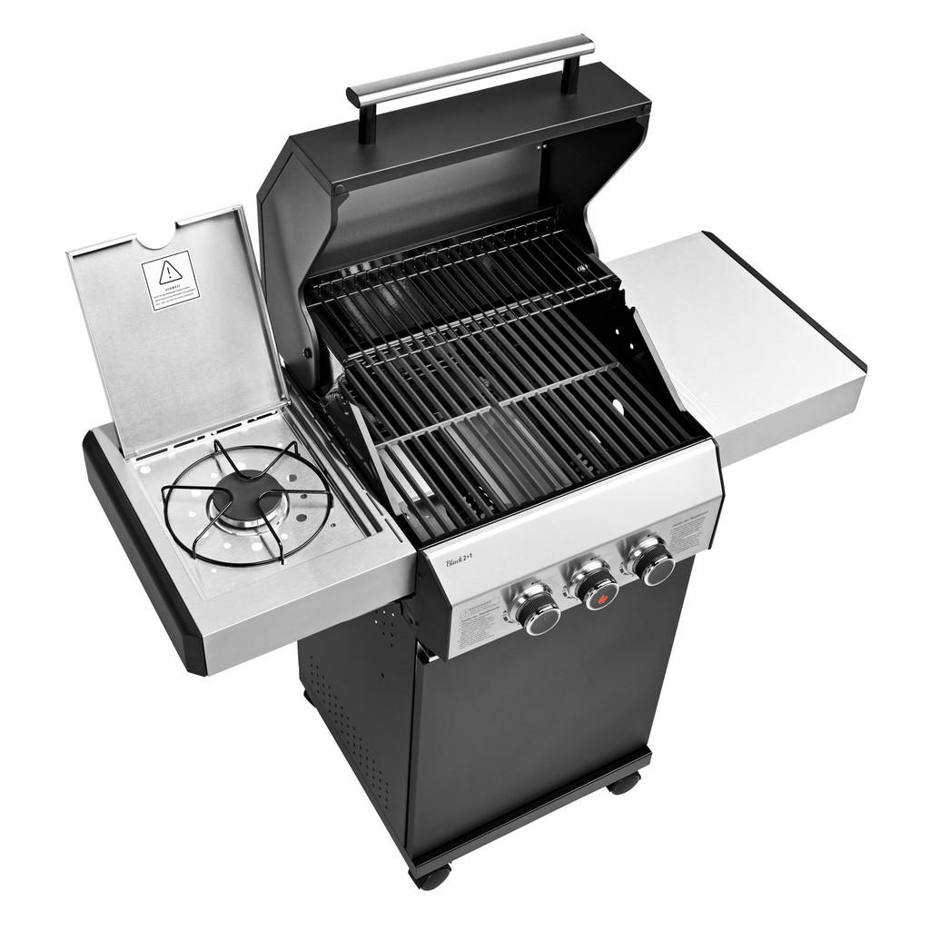Thumbnail - Taino Gasgrill, Schwarz, Metall, 50x115x116 cm, Grills & Outdoor-Küchen, Gasgrills