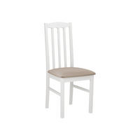 STUHL Bos XII, Holzfarbe: Weiß - Beige/Weiß, Holz (43/90/48cm) - MIRJAN24