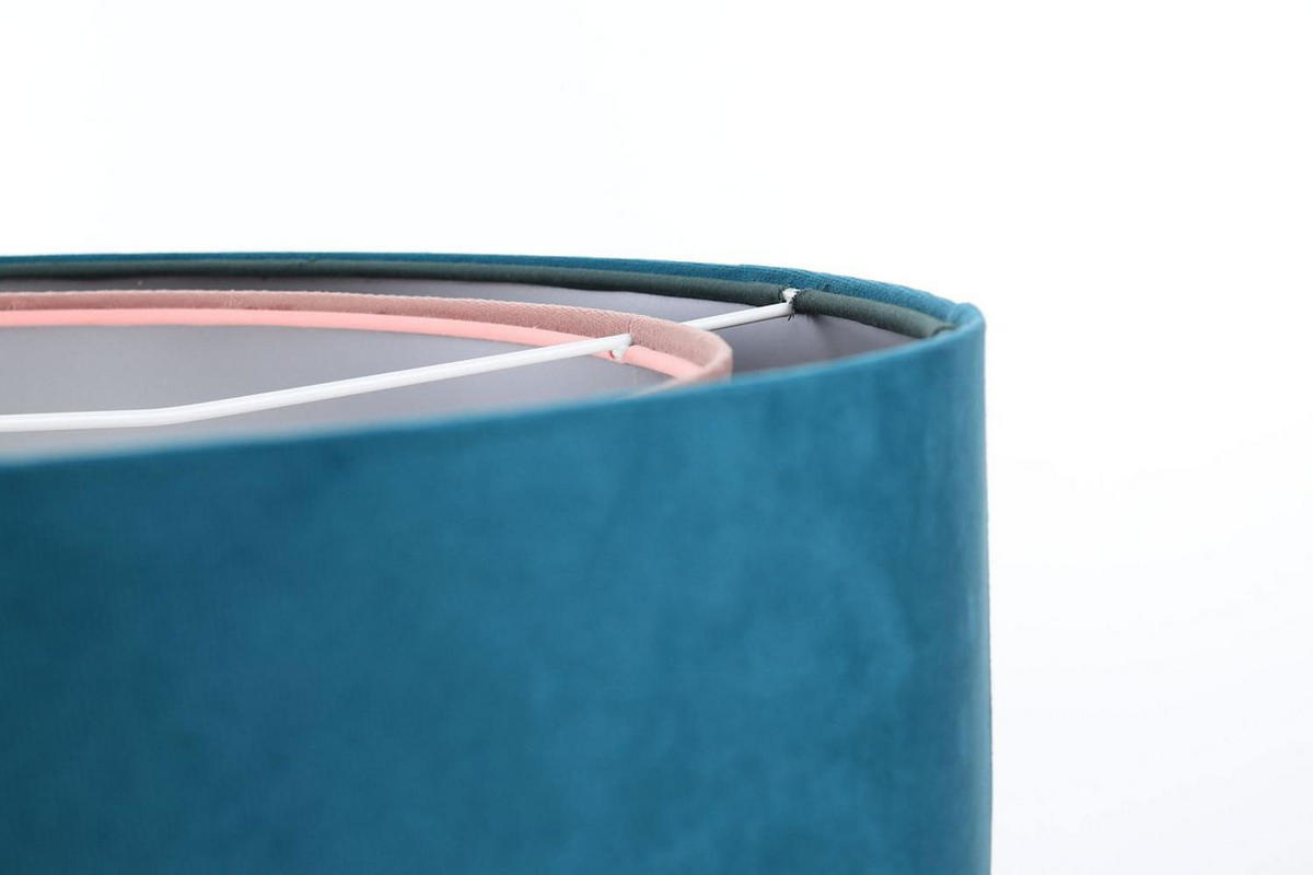 HÄNGELEUCHTE Rosa 50/23 cm - Blau, Kunststoff (50/1.3/23cm) - ONZENO