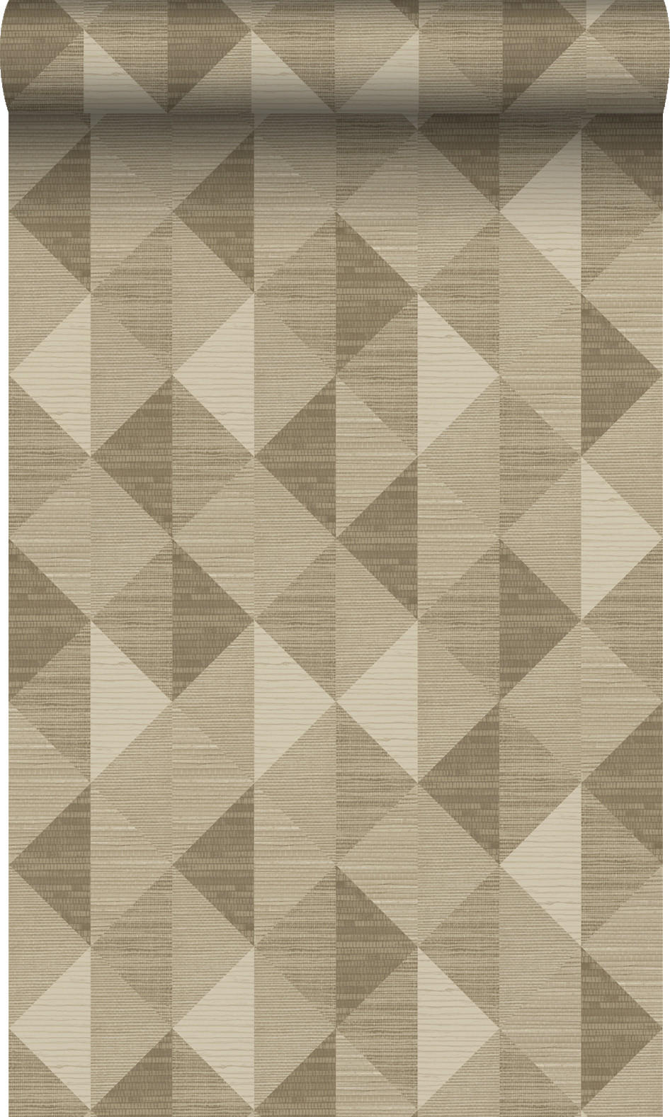 TAPETE 3D Grasmuster 50 x 900 cm - Braun, Papier (50/900cm) - Origin Wallcoverings