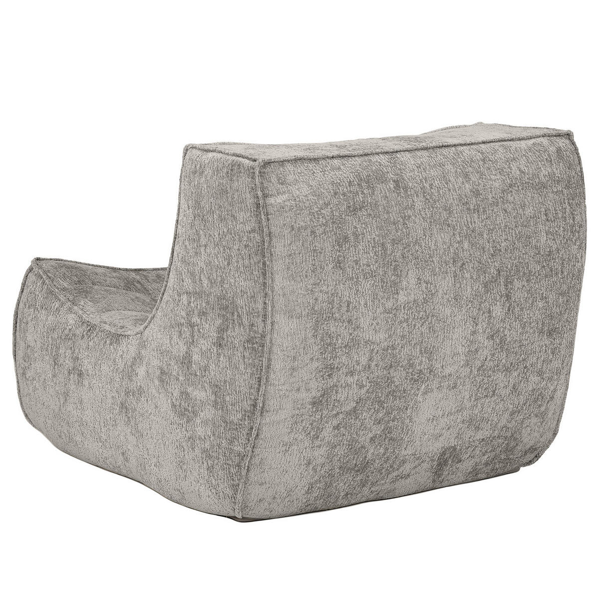 SESSEL - Bouclé - Grau, Textil (87/70/102cm) - home24