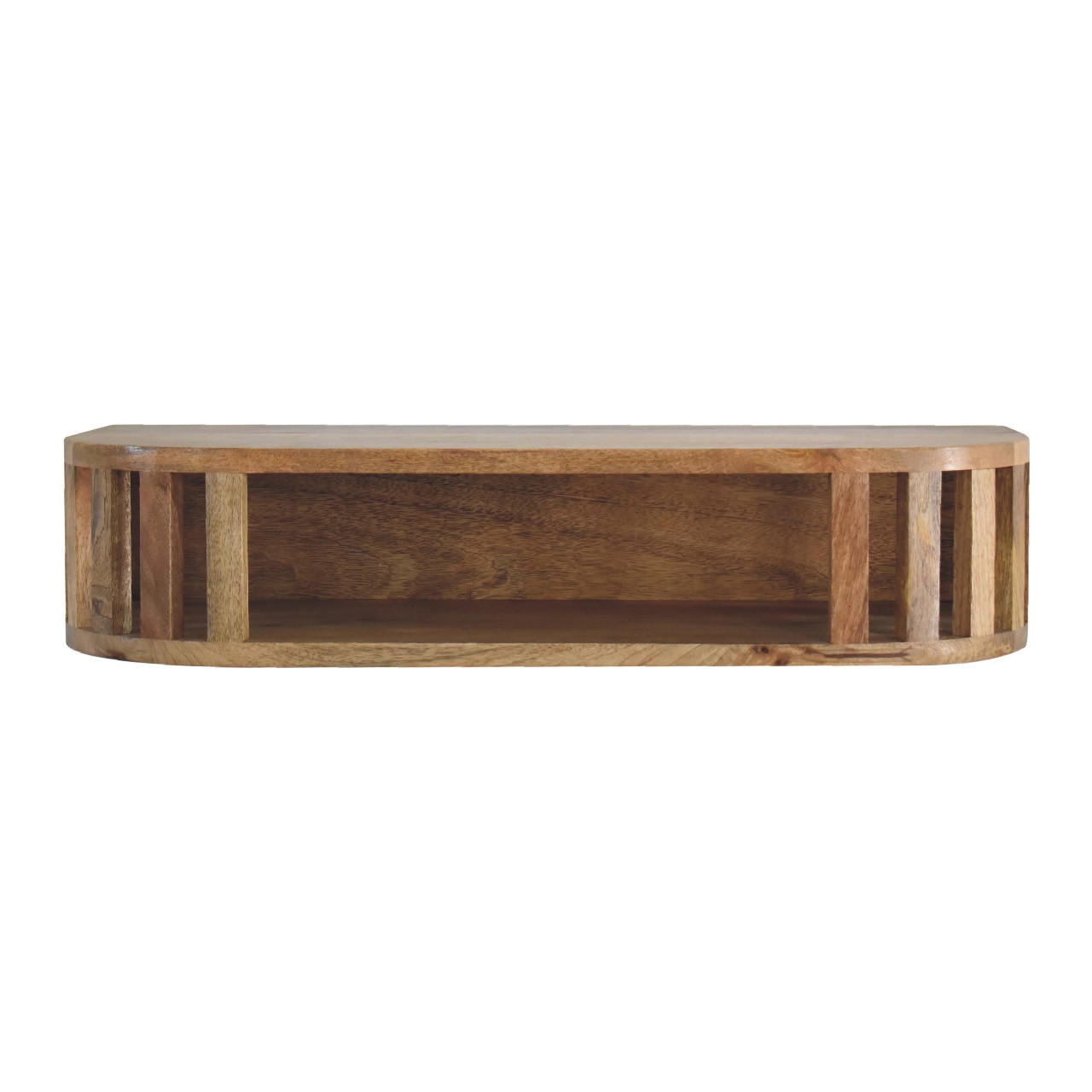 VISEĆI KONZOLNI STOL Ariella - smeđa, drvo (70/30/15cm) - Artisan Furniture