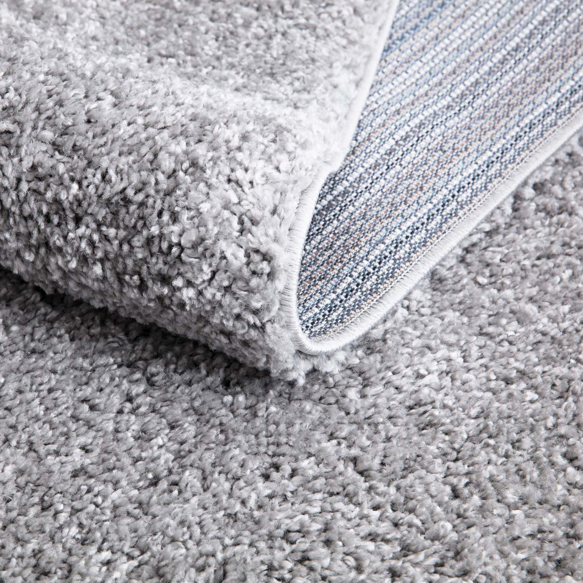 HOCHFLOR-TEPPICH City Shaggy 500 Grau 200x290 cm - Grau, Textil (200/290cm) - carpet city