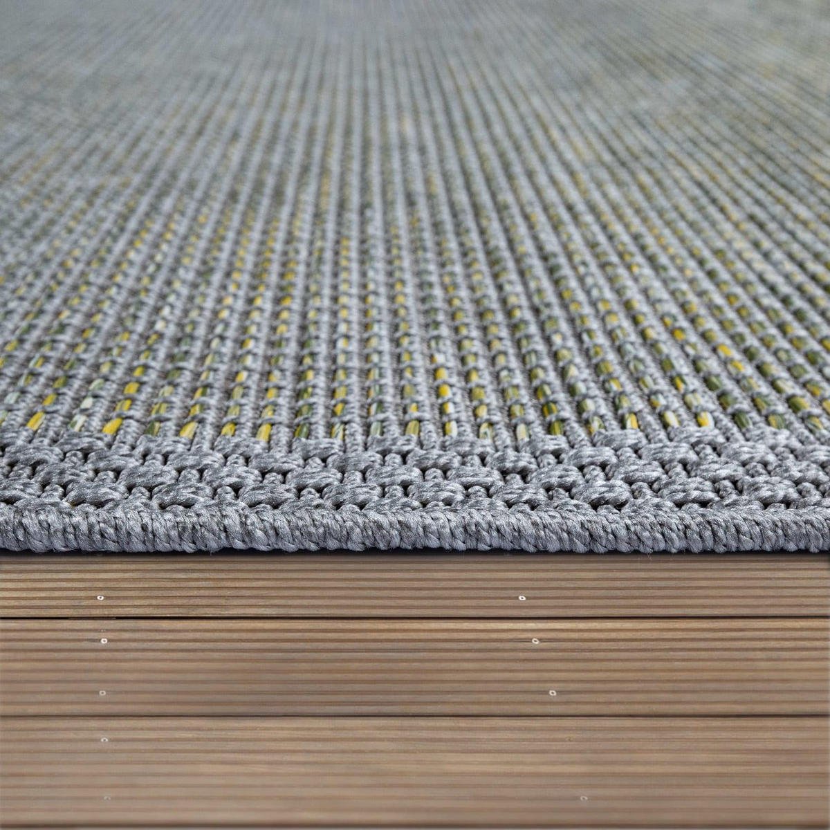 OUTDOORTEPPICH 160/220 cm Quebec 135 - Grün, Kunststoff (160/220cm) - Paco Home