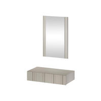 SCHMINKTISCH Isla - Beige, Holzwerkstoff (80/17/42cm) - MIRJAN24