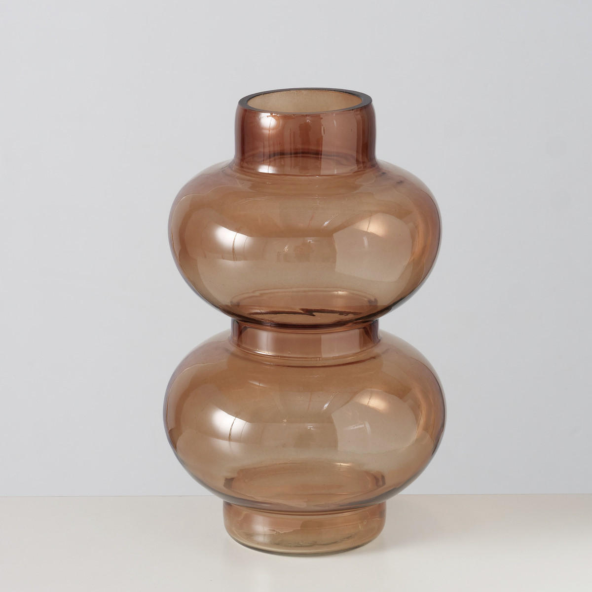 GLASVASE Melua 20 cm - Rosa, Glas (13/20cm) - Boltze Home