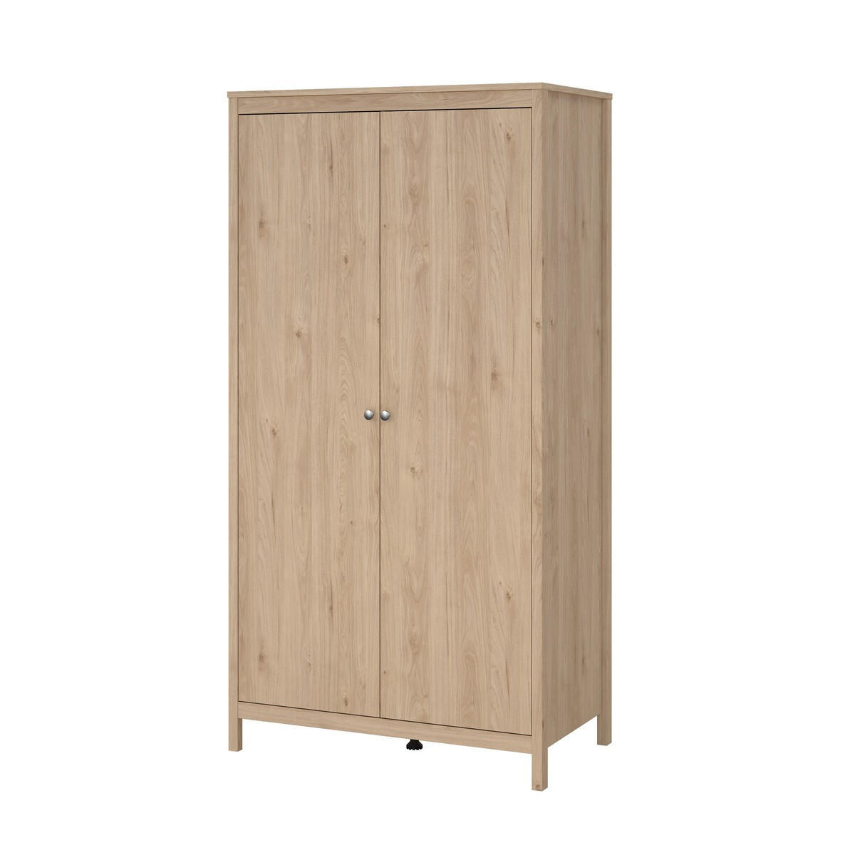 KLEIDERSCHRANK mit 2 Türen barcelone 102,3/58,4/199 cm - Apfelbaumfarben, Holzwerkstoff (58.4/199/102.3cm) - Calicosy