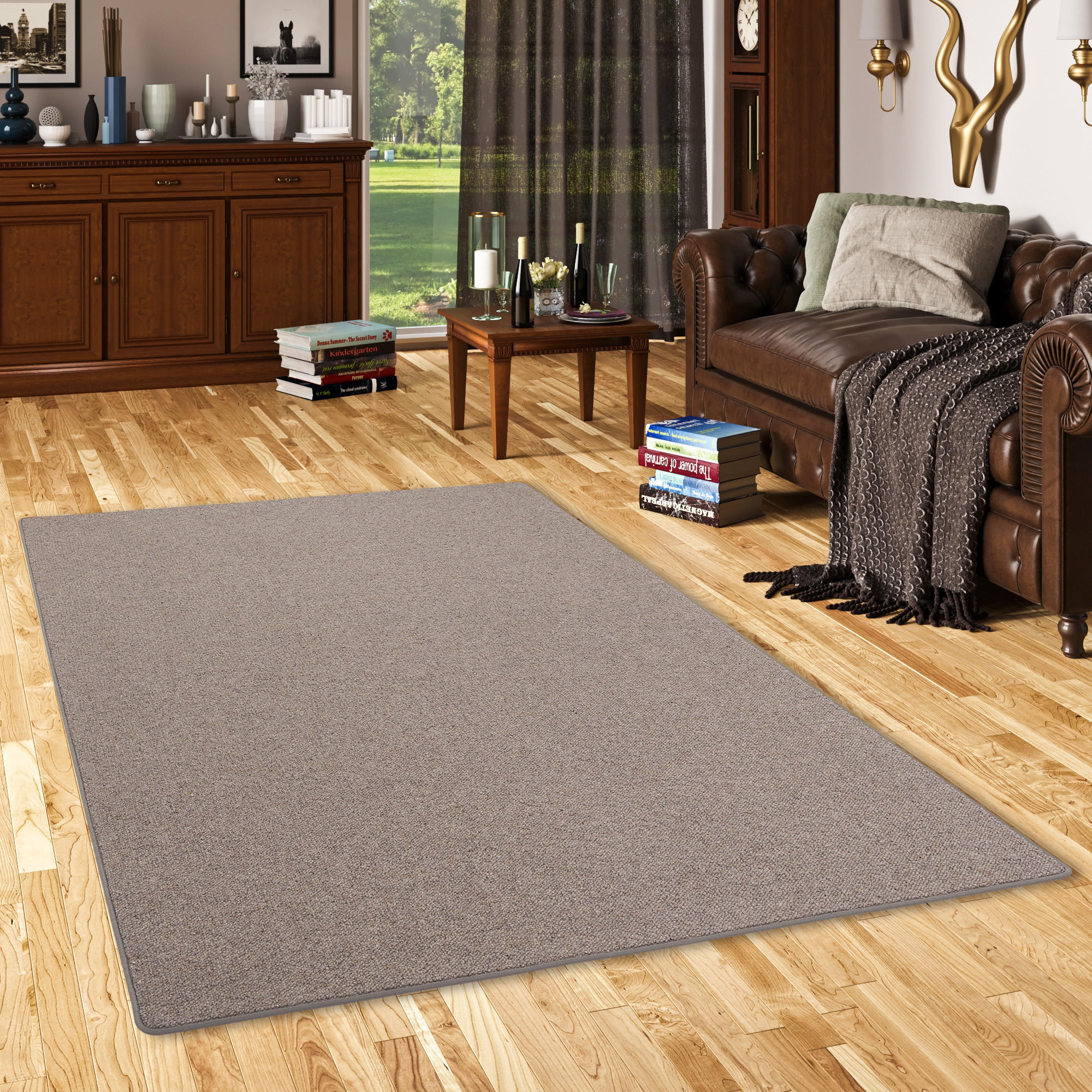 NATUR TEPPICH WOLLE BERBER - Anthrazit, Textil (200/250cm) - Snapstyle