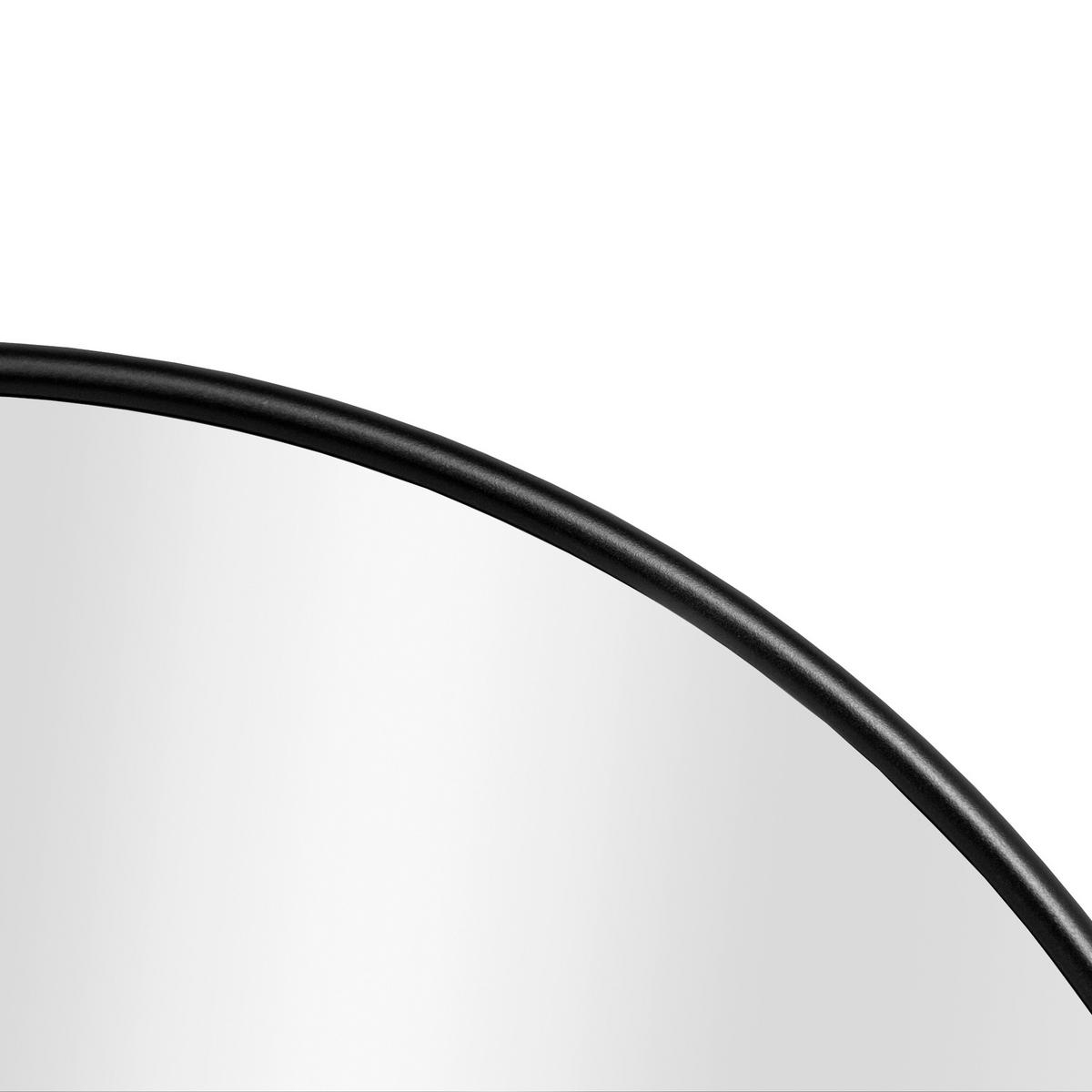 WANDSPIEGEL Ordona - Schwarz, Glas/Metall (60/2.8/60cm) - [en.casa]