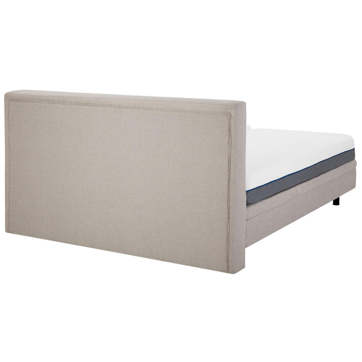 POLSTERBETT 180/200cm Beige Duke - Beige, Textil (180/200cm) - Beliani