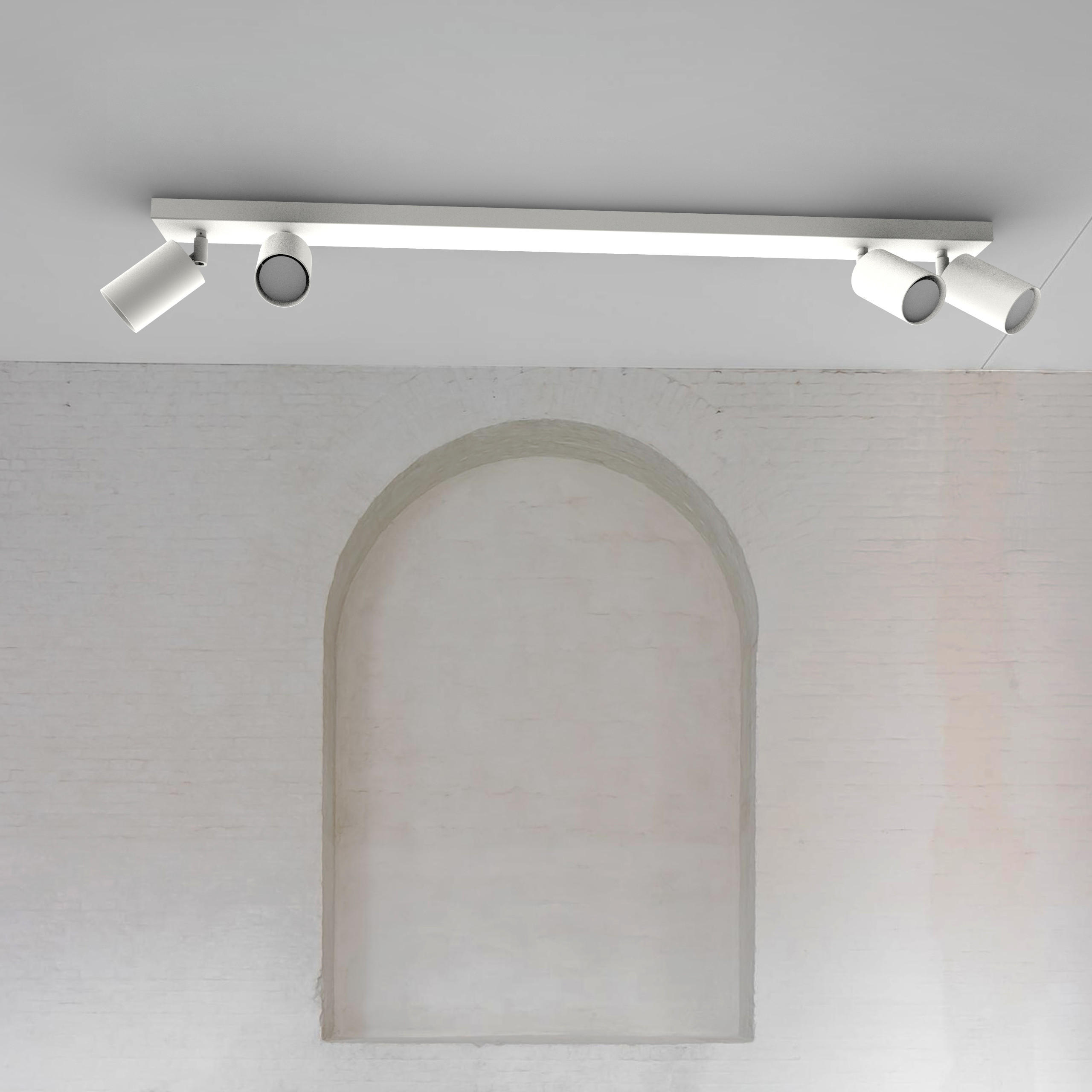 DECKENLEUCHTE - Weiß, Metall (6/100/6cm) - Lumicom