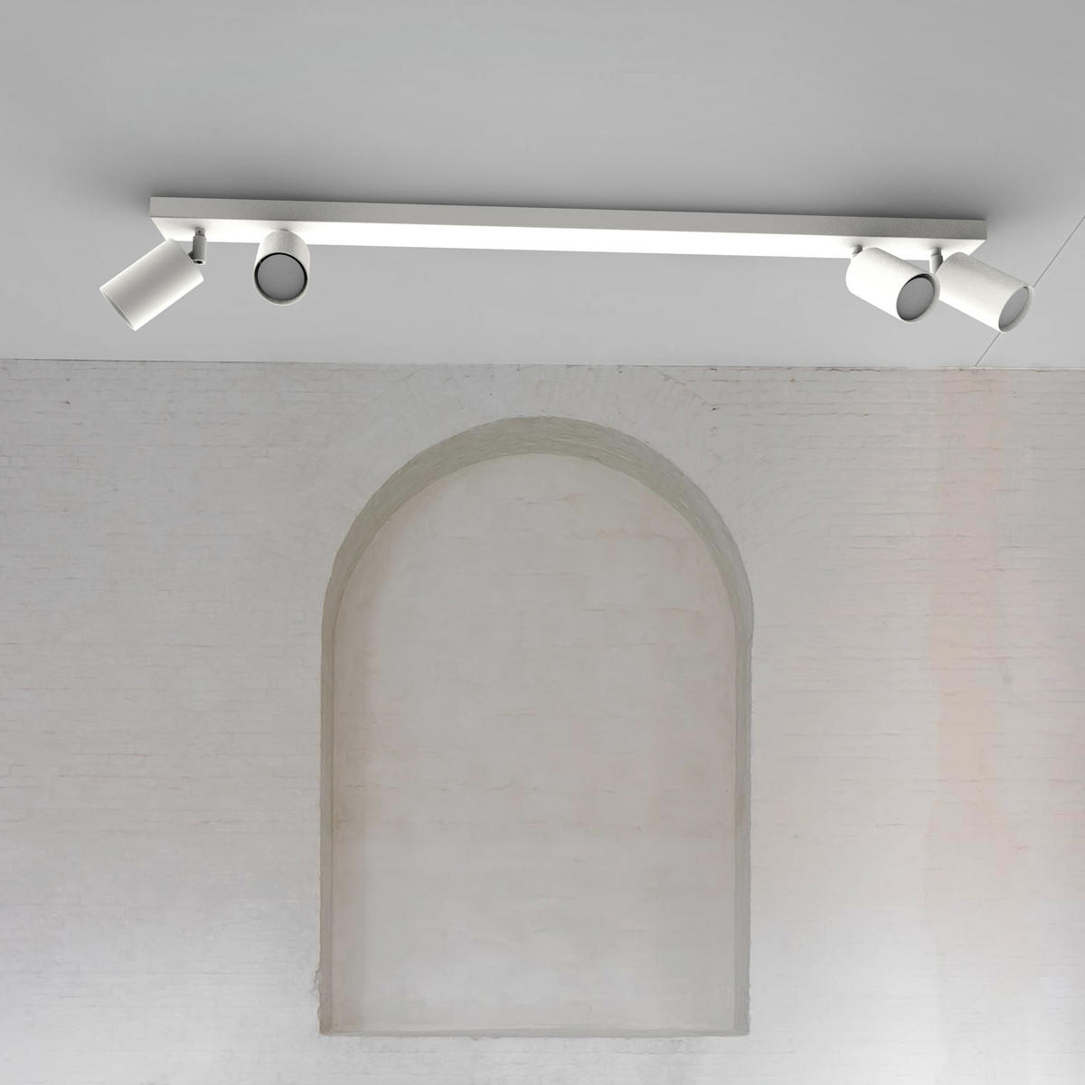 DECKENLEUCHTE - Weiß, Metall (6/100/6cm) - Lumicom