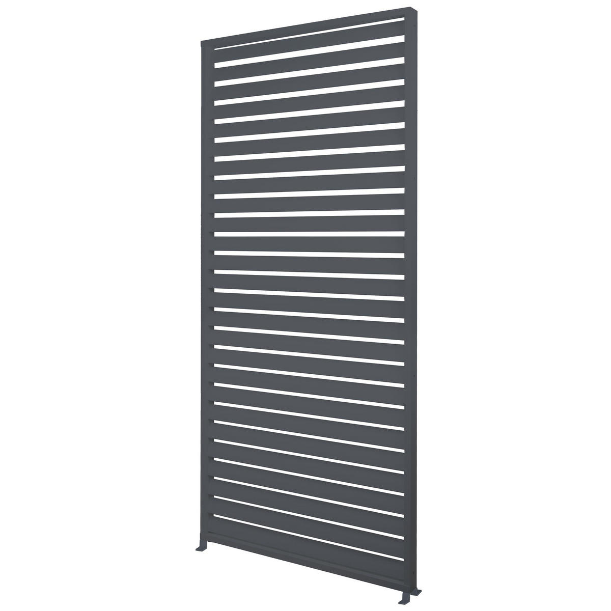 LAMELLENWAND FÜR PERGOLA Anthrazit - Anthrazit, Metall (94/213/15cm) - MCW