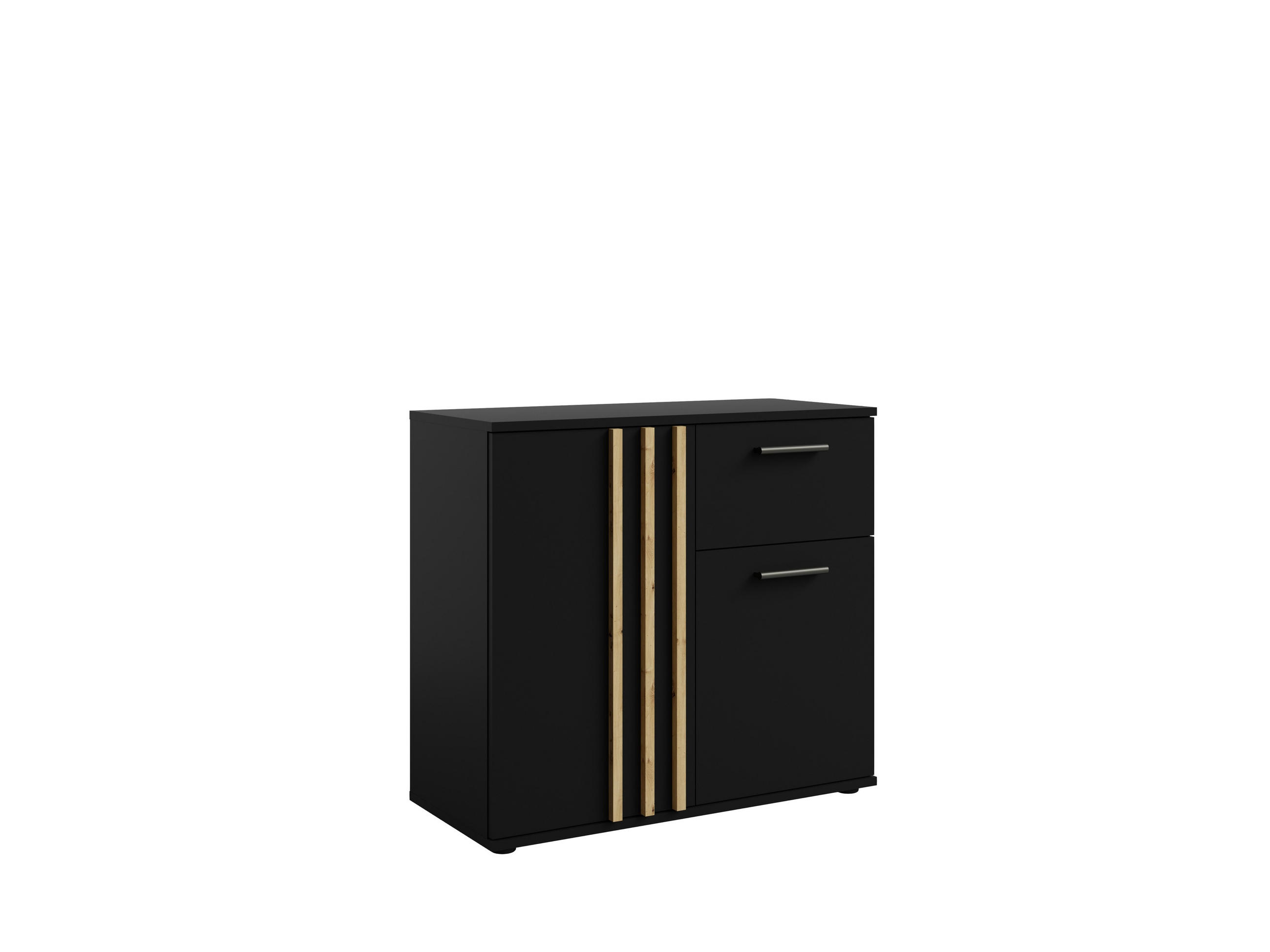 Raumhirsch Furniture Kommode Schwarz 80x73x35 cm