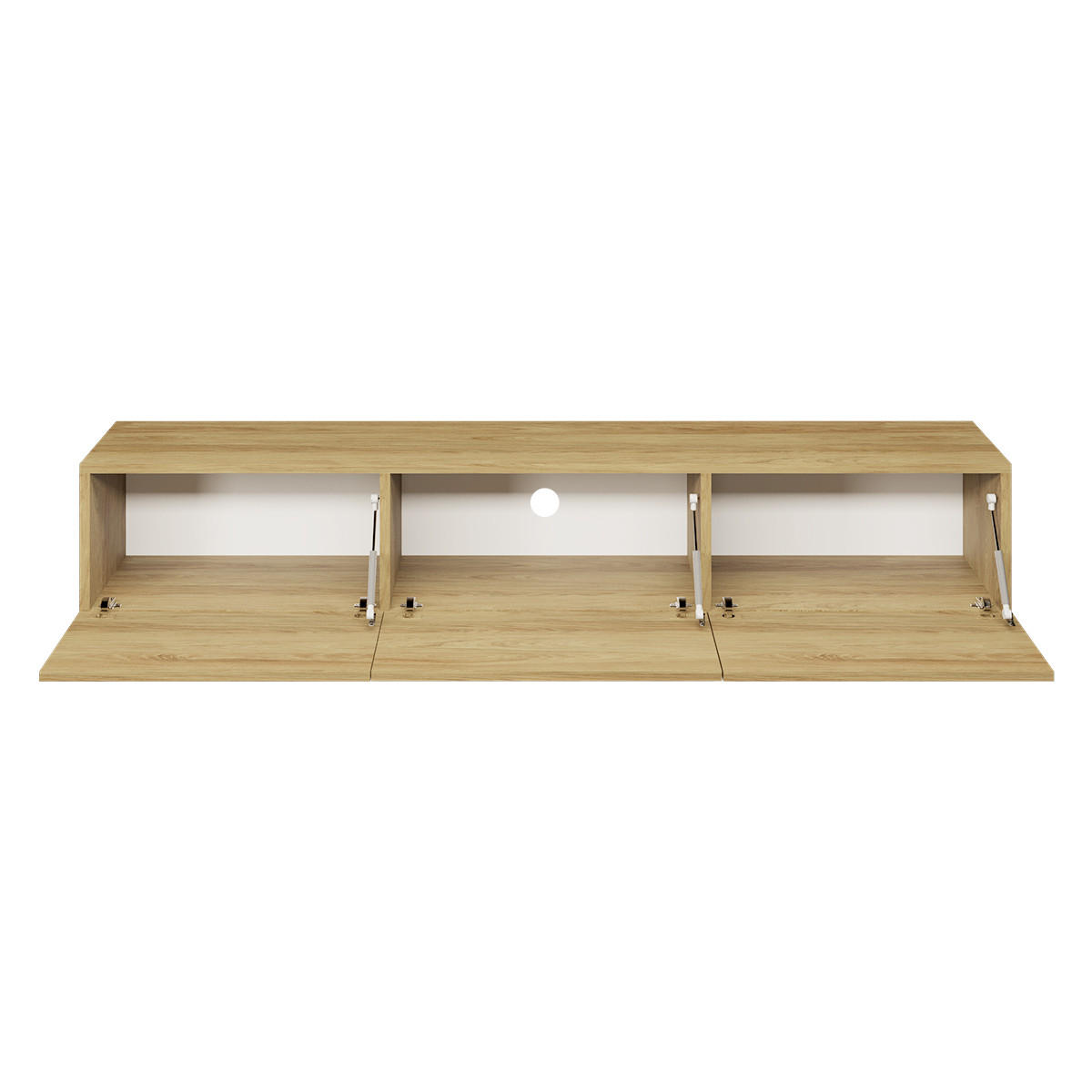 TV-MÖBEL Idao Holz - Braun, Holzwerkstoff (29/35/180cm) - Petits-meubles