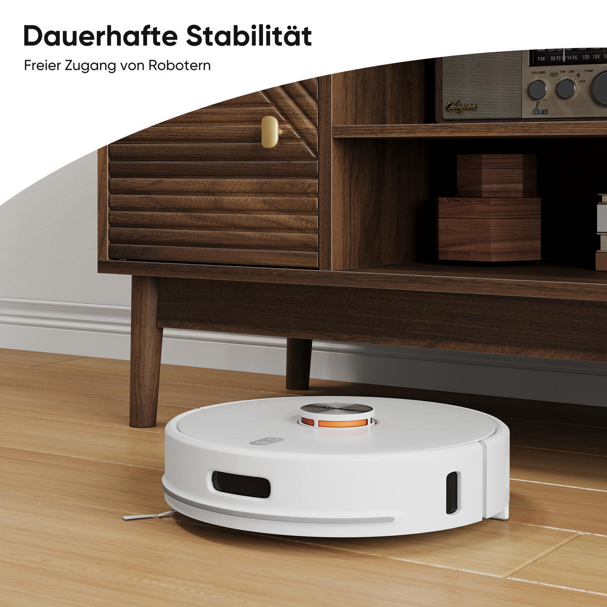 SIDEBOARD Holzdekor mit Türen und Schubladen - Braun, Holzwerkstoff (110/48/40cm) - Urban Meuble