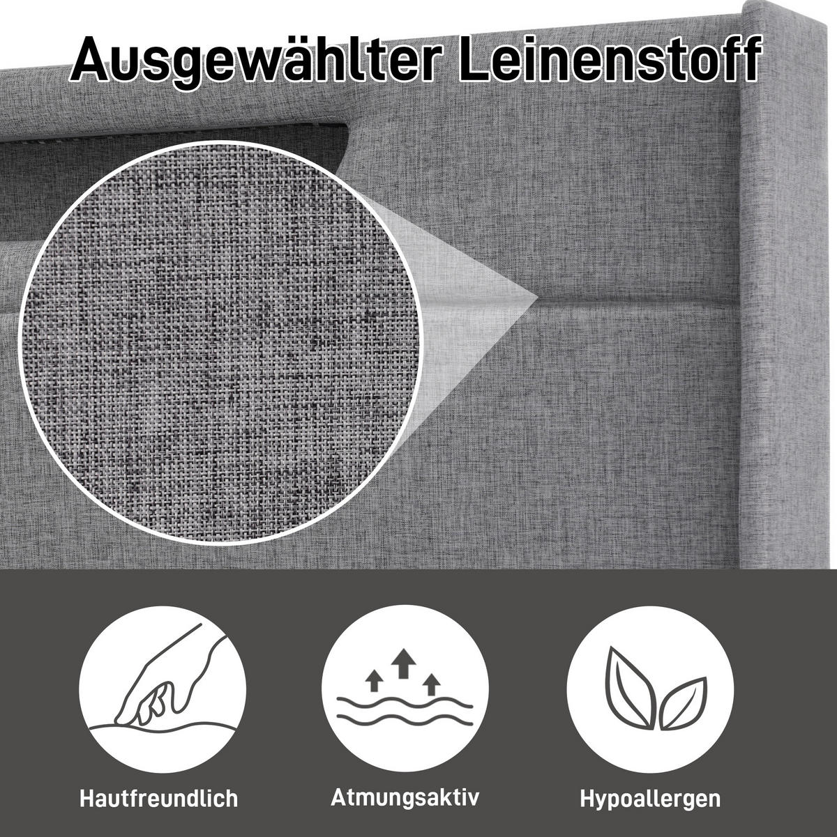 POLSTERBETT 90/200 cm aus Samt mit Ausziehbett und Lattenrost Grau - Grau, Textil (90/200cm) - Modenvie