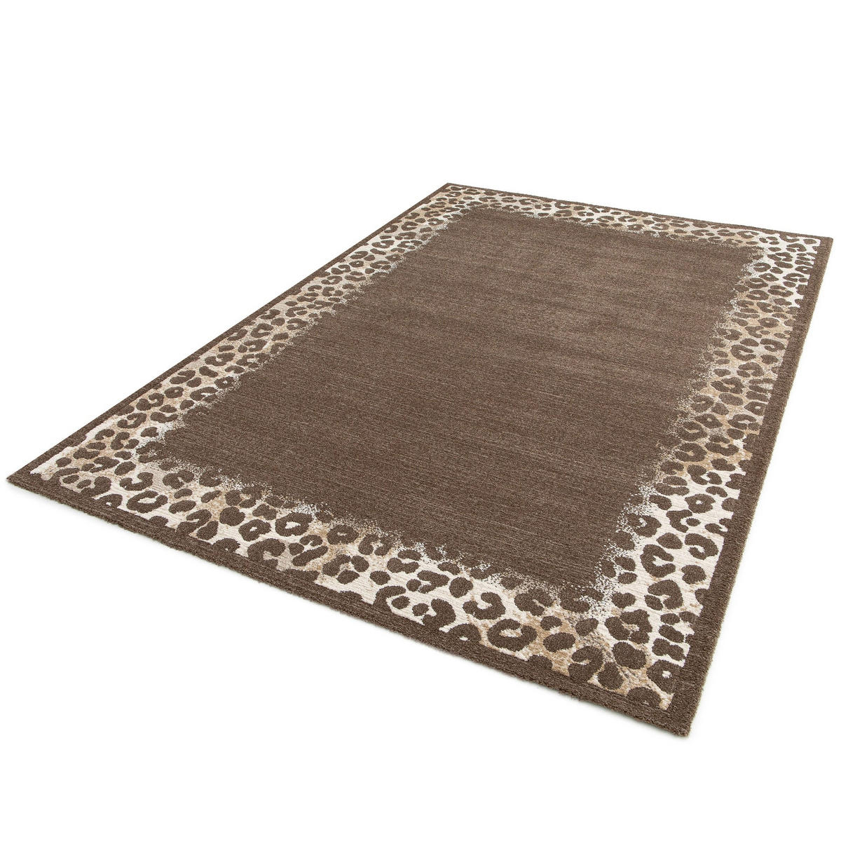 TEPPICH, Weicher mit Leoparden-Design bruin - Braun, Textil (160/230cm) - AFK Living