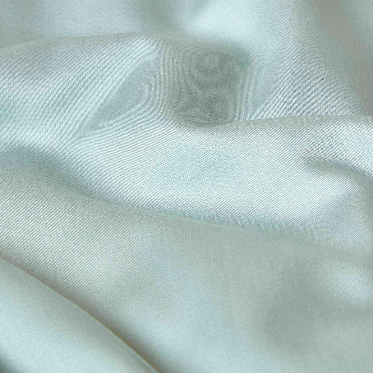 BIO-BETTWÄSCHE Satin Fadendichte 400 - Hellblau, Textil (240/220cm) - Homescapes