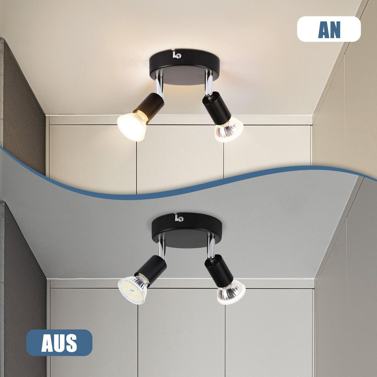 STRAHLER Heike 11/11/11 cm - Schwarz, Metall (11/11/11cm) - Nettlife