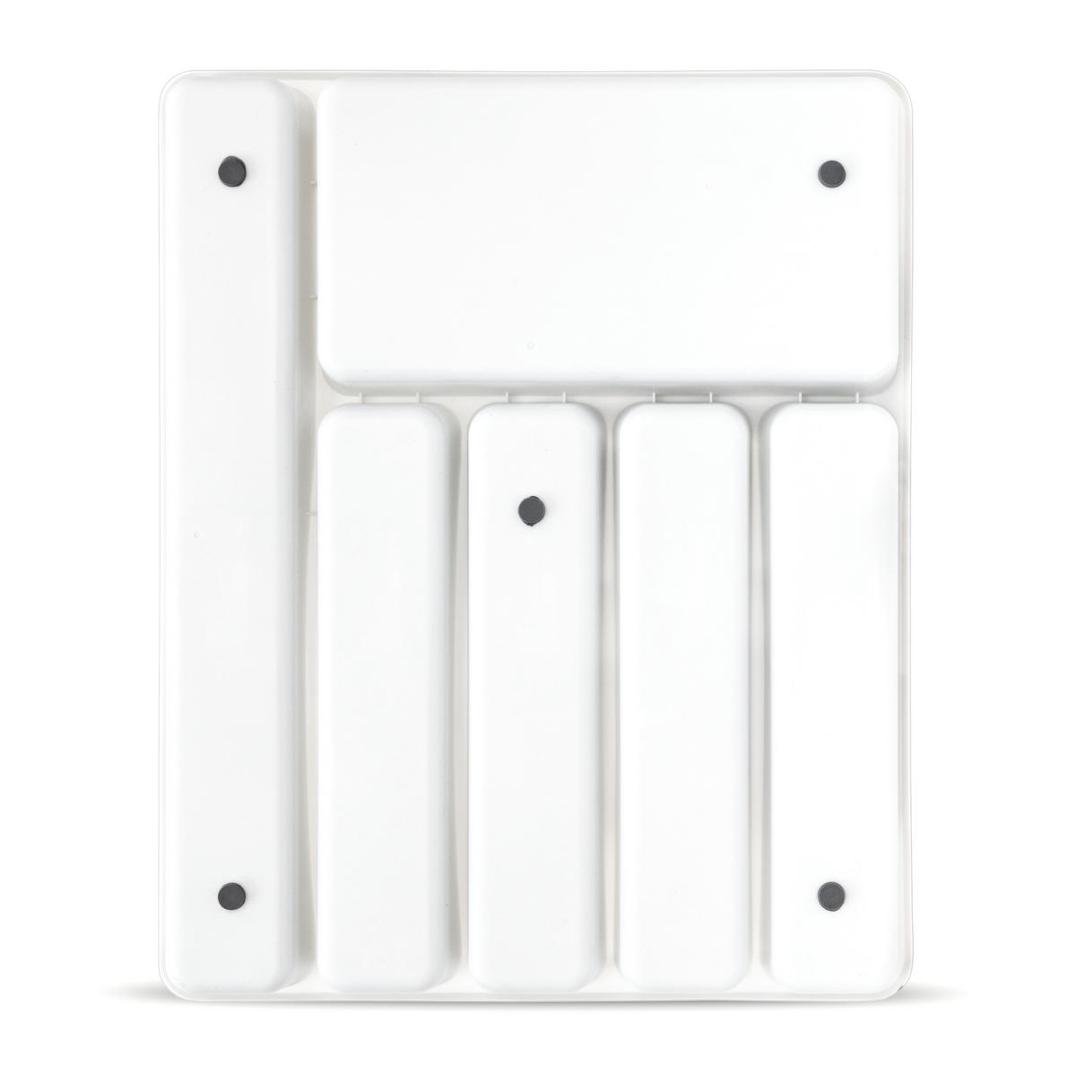 BESTECKKASTEN - Multicolor, Kunststoff (32.5/5/40.5cm) - Relaxdays